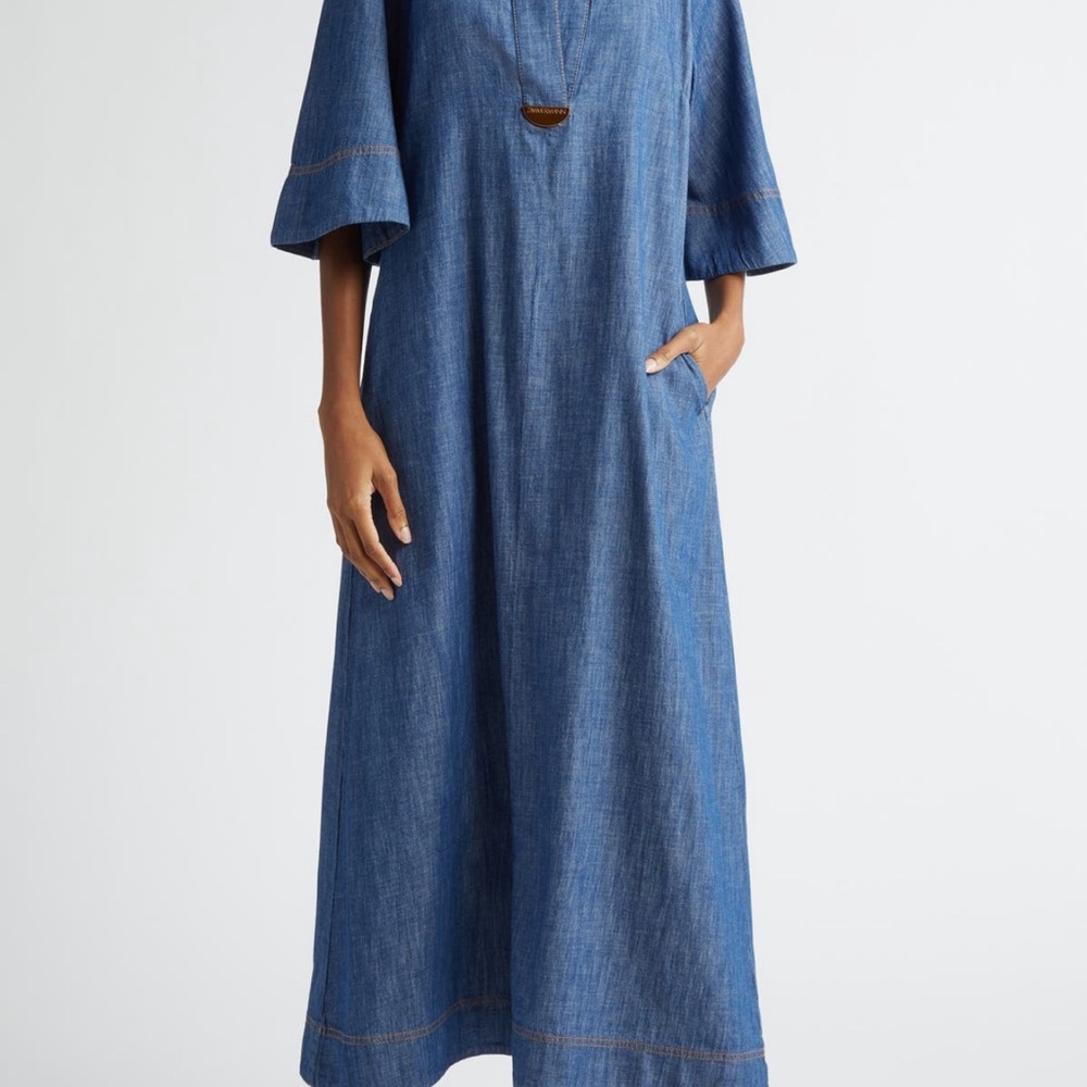 Zimmermann Denim Maxi Dress